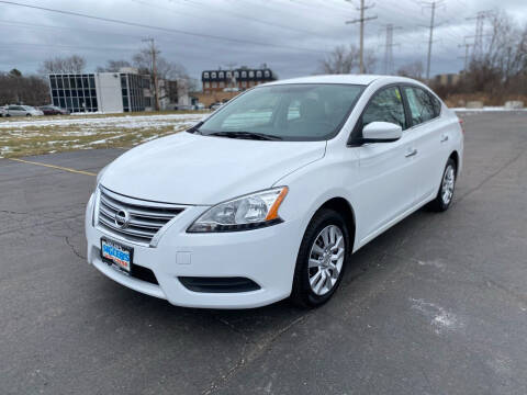 2015 Nissan Sentra for sale at Siglers Auto Center in Skokie IL