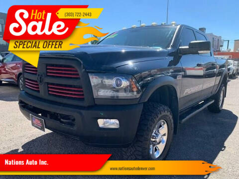 2015 RAM 2500 for sale at Nations Auto Inc. in Denver CO