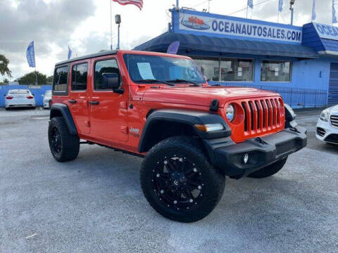 2020 Jeep Wrangler Unlimited for sale at OCEAN AUTO SALES in Miami FL