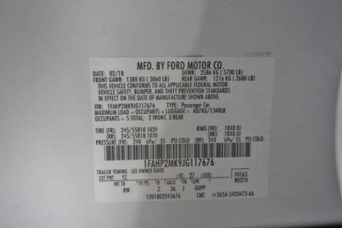 2018 Ford Taurus Police Interceptor