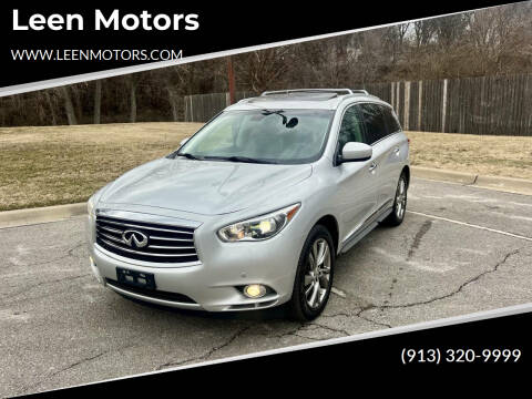 2013 Infiniti JX35 for sale at Leen Motors in Merriam KS