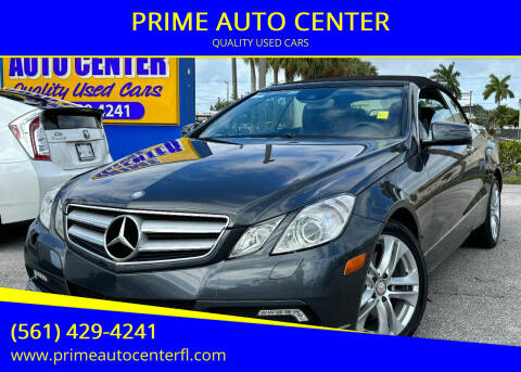 2011 Mercedes-Benz E-Class for sale at PRIME AUTO CENTER in Palm Springs FL