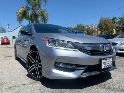 2017 Honda Accord for sale at Arno Cars Inc in North Hills CA