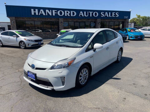 2012 Toyota Prius Plug-in Hybrid for sale at Hanford Auto Sales in Hanford CA