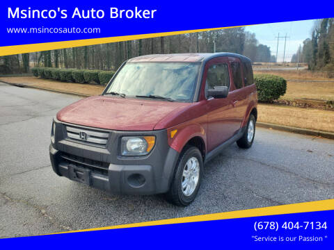 2007 Honda Element for sale at Msinco's Auto Broker in Snellville GA