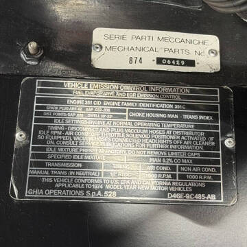 1974 De Tomaso Pantera