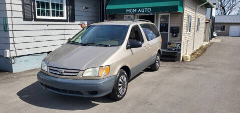 2002 Toyota Sienna for sale at MGM Auto Sales in Cortland NY
