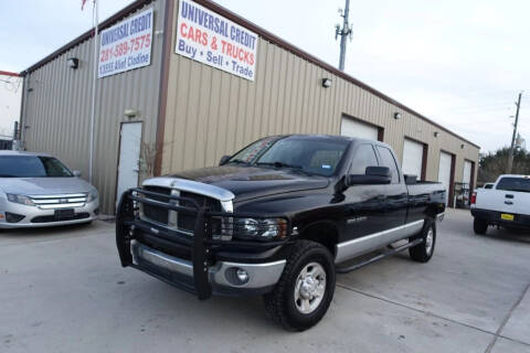 2003 Dodge Ram Pickup 2500 for sale at Universal Credit in Houston TX