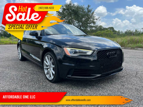 2016 Audi A3 for sale at AFFORDABLE ONE LLC in Orlando FL