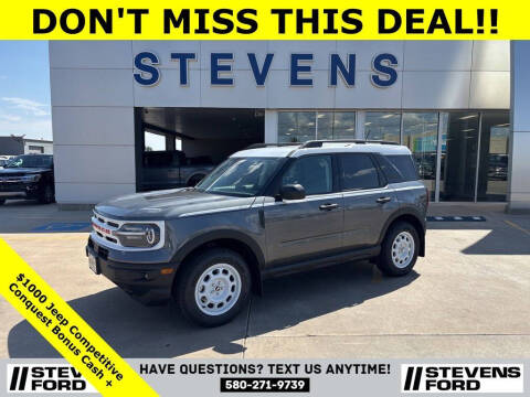 2024 Ford Bronco Sport for sale at STEVENS FORD in Enid OK