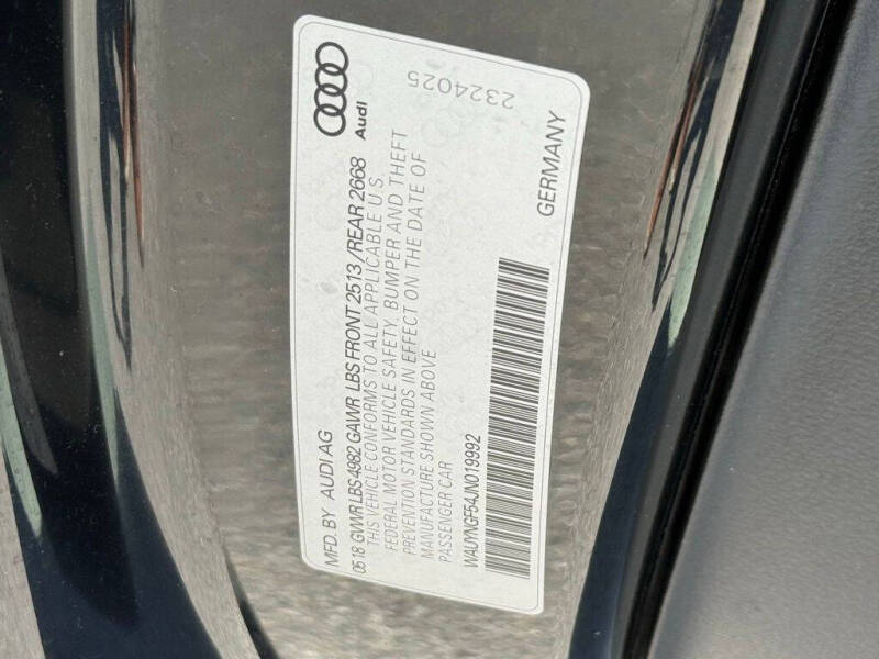 2018 Audi A5 2.0T quattro Premium Plus