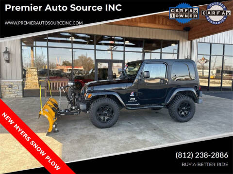 2003 Jeep Wrangler for sale at Premier Auto Source INC in Terre Haute IN