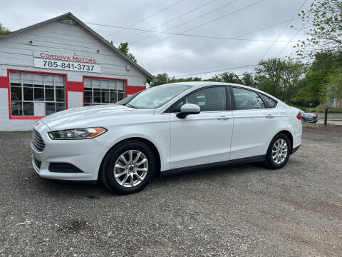 2015 Ford Fusion for sale at Cordova Motors in Lawrence KS