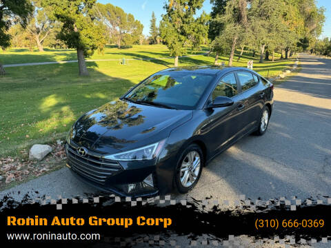 2020 Hyundai Elantra for sale at Ronin Auto Group Corp in Sun Valley CA