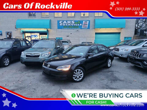 2012 Volkswagen Jetta for sale at Cars Of Rockville in Rockville MD