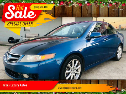 2008 Acura TSX for sale at Texas Luxury Auto in Cedar Hill TX