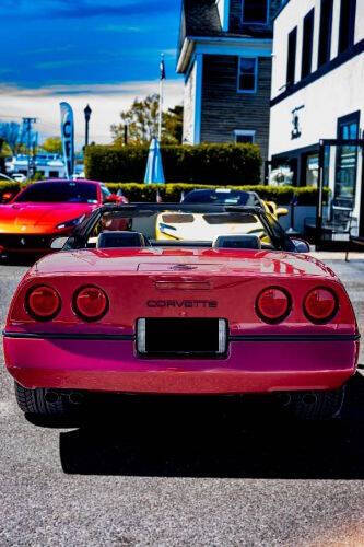 Dark Red Metallic 1989 Chevrolet Corvette Base Convertible 2dr Convertible 2