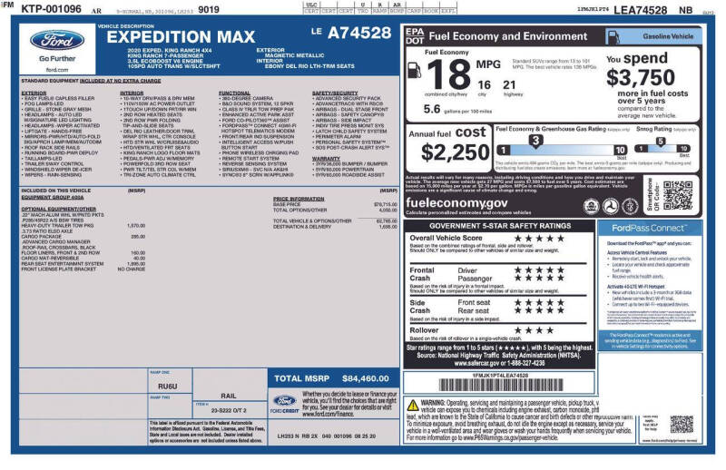 2020 Ford Expedition MAX King Ranch