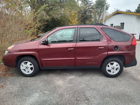 2002 Pontiac Aztek for sale at PIRATE AUTO SALES in Greenville NC