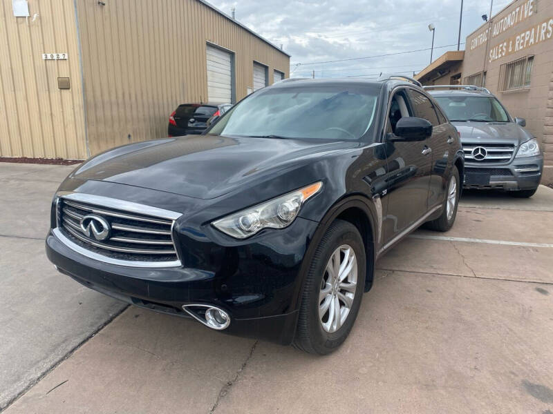 2014 Infiniti QX70 for sale at CONTRACT AUTOMOTIVE in Las Vegas NV