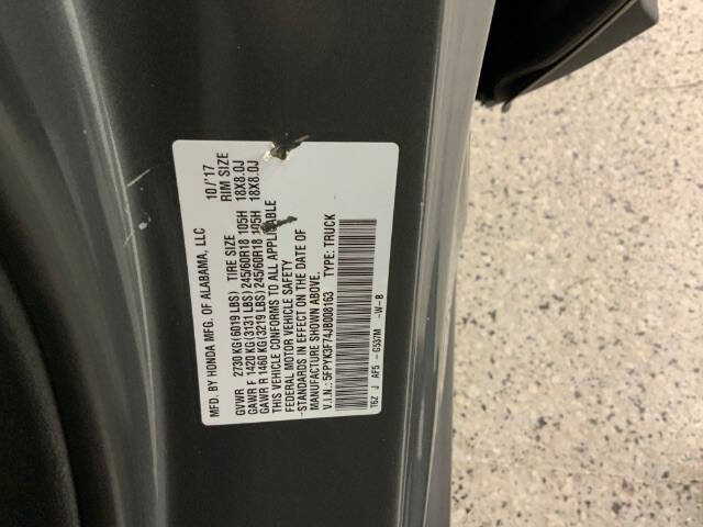 2018 Honda Ridgeline RTL-E