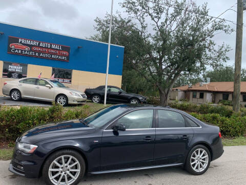 2015 Audi A4 for sale at Primary Auto Mall in Fort Myers FL