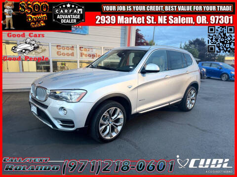 2016 BMW X3 for sale at Good Cars Good People in Salem OR