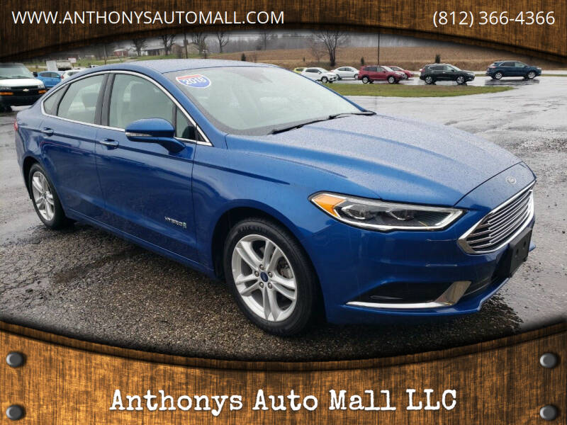 2018 Ford Fusion Hybrid for sale at Anthonys Auto Mall LLC in New Salisbury IN