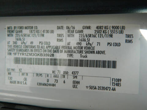 2016 Ford Transit 250