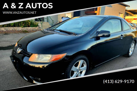 2007 Honda Civic for sale at A & Z AUTOS in Westfield MA