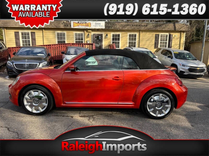 2016 Volkswagen Beetle Convertible for sale at Raleigh Imports in Raleigh NC