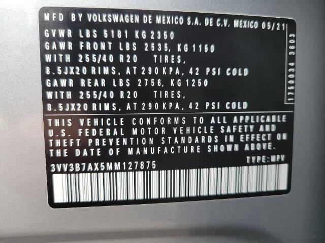 2021 Volkswagen Tiguan SE R-Line Black