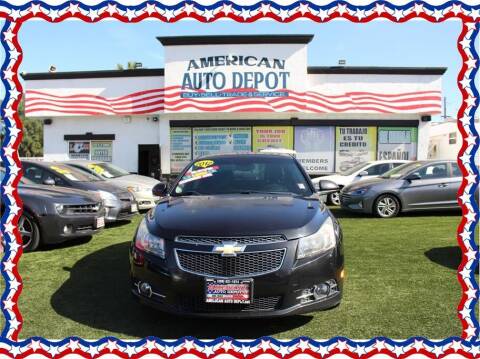 2012 Chevrolet Cruze for sale at American Auto Depot in Modesto CA