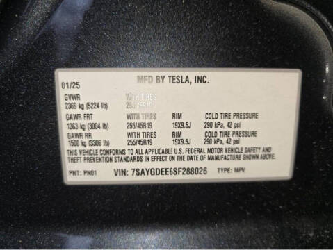 2025 Tesla Model Y Long Range