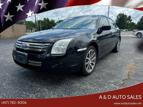 2008 Ford Fusion for sale at A & D Auto Sales in Joplin MO
