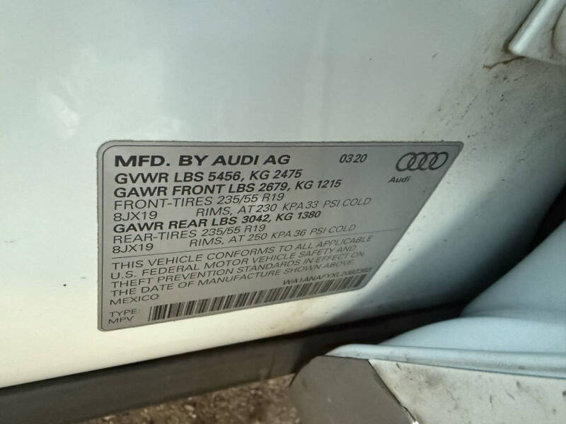 2020 Audi Q5 quattro Titanium Premium 45 TFSI