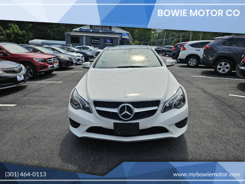 2014 Mercedes-Benz E-Class for sale at Bowie Motor Co in Bowie MD