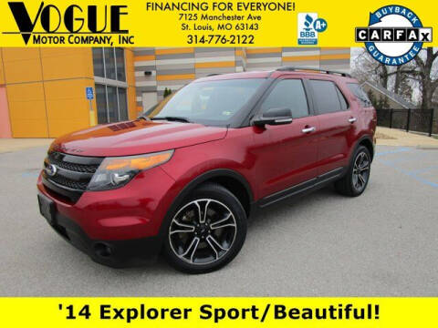 2014 Ford Explorer for sale at Vogue Motor Company Inc in Saint Louis MO