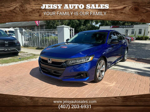 2021 Honda Accord for sale at JEISY AUTO SALES in Orlando FL