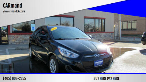 2016 Hyundai Accent for sale at CARmand in Oklahoma City OK