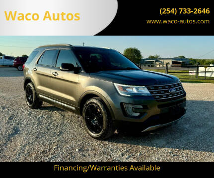 2017 Ford Explorer for sale at Waco Autos in Lorena TX