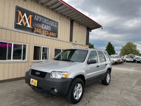 2006 Ford Escape Hybrid for sale at M & A Affordable Cars in Vancouver WA