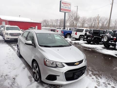 2017 Chevrolet Sonic for sale at Marty's Auto Sales in Savage MN