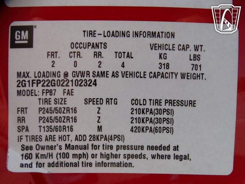 2002 Chevrolet Camaro Z28