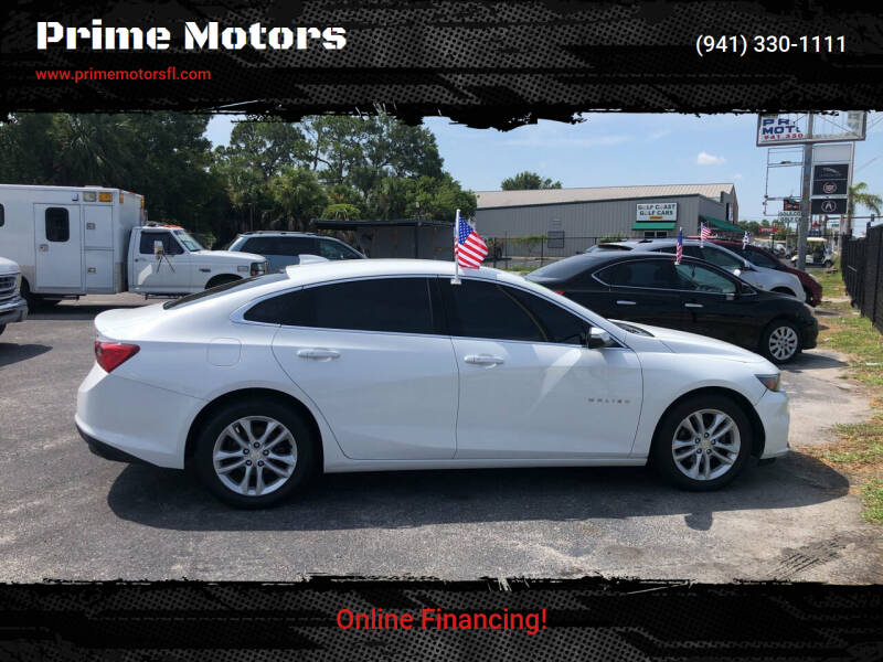 2016 Chevrolet Malibu for sale at Prime Motors in Sarasota FL