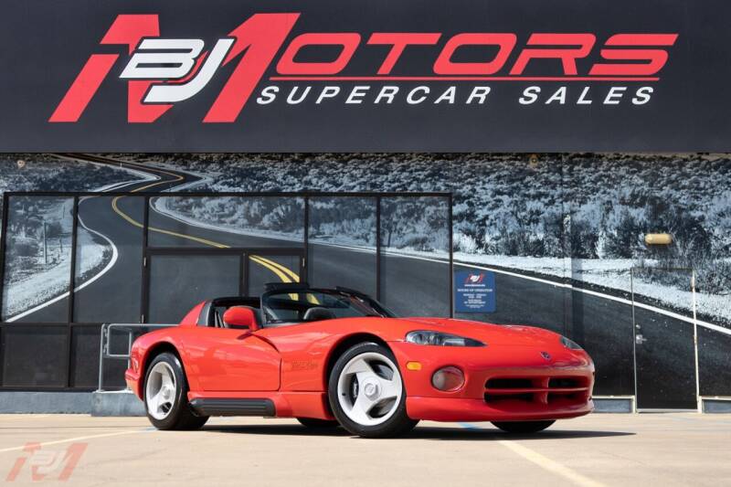1993 Dodge Viper for sale at BJ Motors in Tomball TX