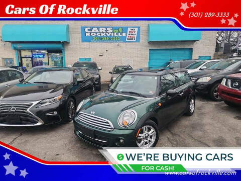 2013 MINI Clubman for sale at Cars Of Rockville in Rockville MD