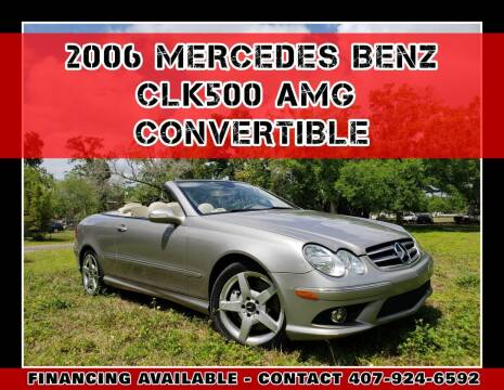 2006 Mercedes-Benz CLK for sale at AFFORDABLE ONE LLC in Orlando FL