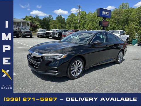 2022 Honda Accord for sale at Impex Auto Sales in Greensboro NC