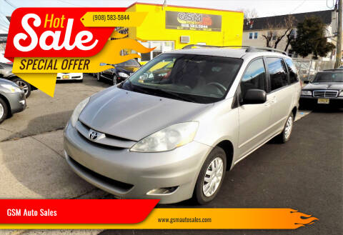2006 Toyota Sienna for sale at GSM Auto Sales in Linden NJ